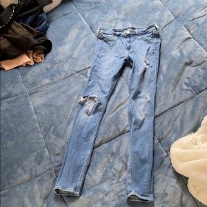 High rise jean legging hollister jeans